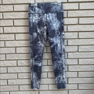 Zyia Storm Hendrix Pocket Soft n Snug High Rise Leggings 28" Sz 6-8